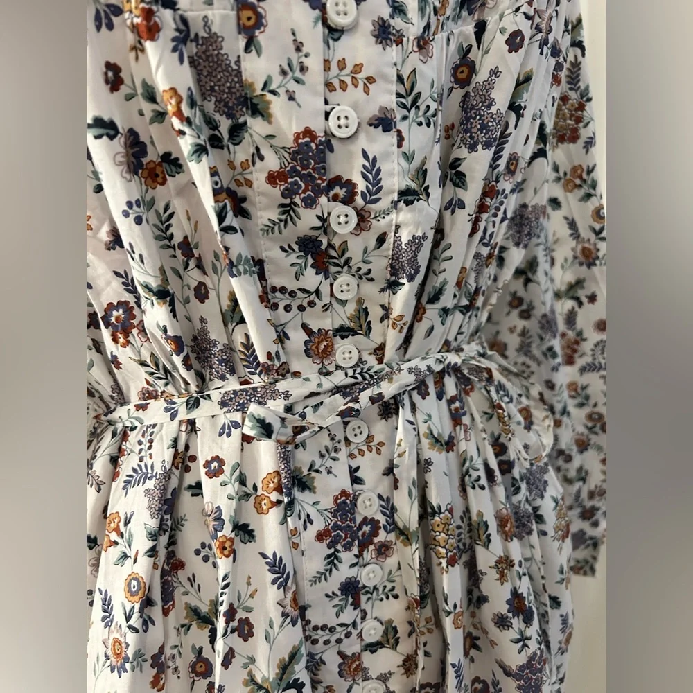 Anthropologie English Factory Long Sleeve Pintuck Smocked Dress NWT!* - Picture 13 of 16